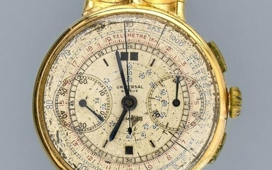 Universal Geneva chronograph Compur