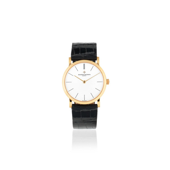 Vacheron Constantin. An 18K rose gold manual wind wristwatch