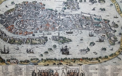 View of the city of Venice, Braun & Hogenberg, 1581