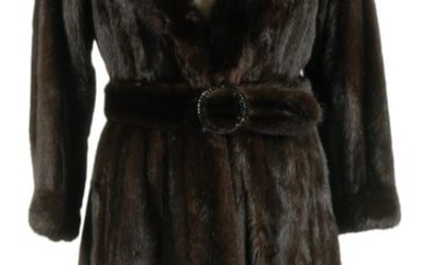 Vikki Carr | A.J. Lipsey Full Length Mink Princess Coat