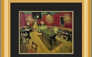 Vincent Van Gogh The Night Cafe Custom Framed Print