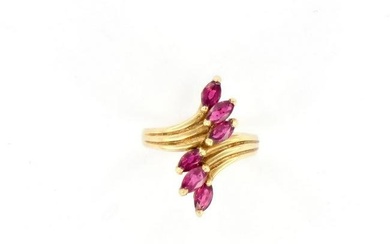 Vintage 14K Gold and Ruby Ring