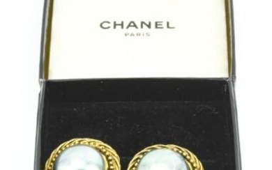 Vintage Chanel Paris Pair of Costume Earrings