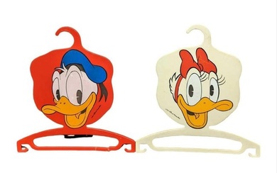 Vintage Disney Donald & Daisy Duck Clothes Hangers