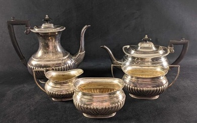 Vintage Silver-Plated Tea Set Sheffield Tea Set