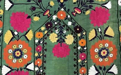 Vintage Suzani Handmade Tapestry