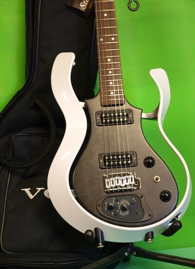 Vox - Starstream VSS1-F - transparant black sparkling white frame - Electric guitar
