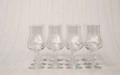 WINE TASTING GLASS, 12 pieces, Orrefors.