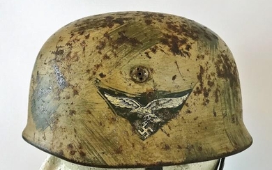 WW2 German Fallschirmjager Camouflage Helmet