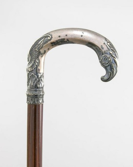 Walking stick with silver handle, Poland, after 1920