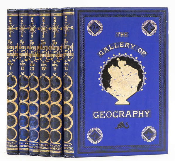 World.- Milner (Rev. Thomas) The Gallery of Geography, a Pictorial & Descriptive Tour of the World, 6 vol., Edinburgh & Dublin, n.d.