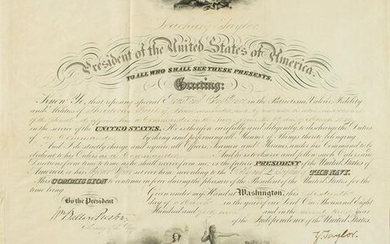 Zachary Taylor Document Signed