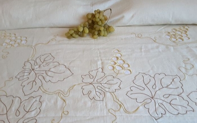 bedspread - 290 x 225 cm - Linen - Second half 20th century