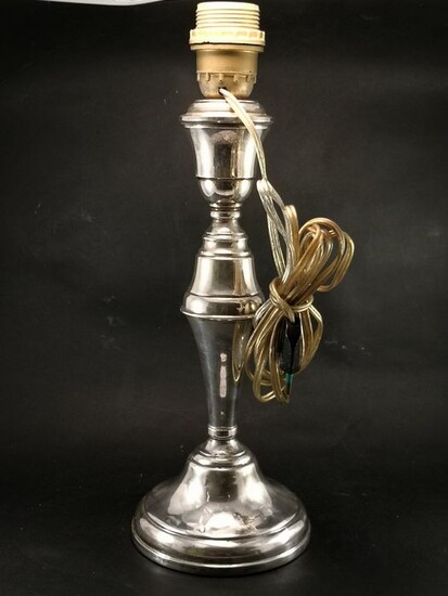lamp - .925 silver - England - Mid 20th century