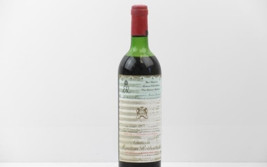 1 bottle of Chateau Mouton Rothschild 1977 Pauillac (ms,...
