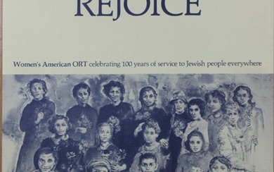 100 YEARS OF ORT REJOICE WOMAN CELEBRATION POSTER