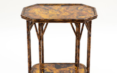 REGENCY STYLE FAUX PAINTED SIDE TABLE
