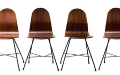 FRANCO CAMPO & CARLO GRAFFI - HOME Four chairs in...
