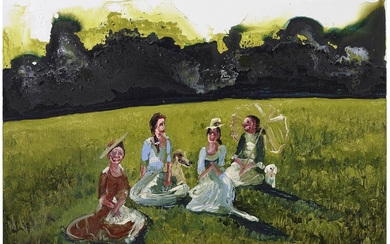 GENIEVE FIGGIS (B. 1972), Ladies in the Grass