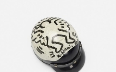 Keith Haring, Untitled (Bell Police Helmet)
