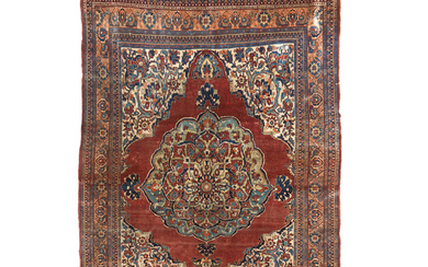 A Tabriz Silk Rug