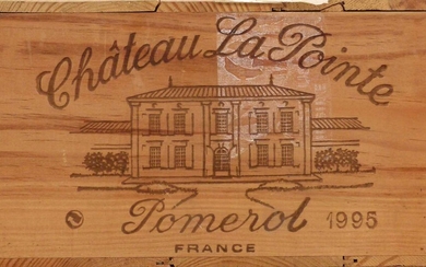 12 Bottles Chateau La Pointe Pomerol 1995 in OWC