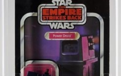 1982 Star Wars EMPIRE STRIKES BACK 47 Back Power Droid AFA 70