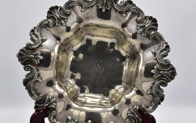 AMERICAN ROCOCO STYLE STERLING SILVER FRUIT BOWL