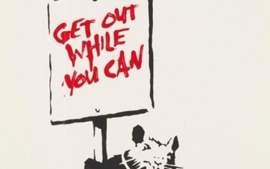 BANKSY | GET OUT WHILE YOU CAN