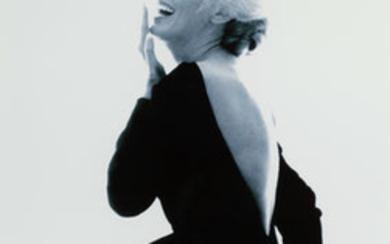 BERT STERN (American, 1929-2013). Marilyn Laughing in Black Dior Dress, Vogue, 1962. Digital inkjet, 2006