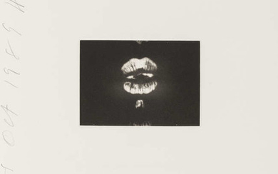 Donald Sultan (b.1951) Lip Prints