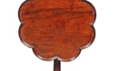 A GEORGE II MAHOGANY SMALL TRIPOD TABLE, CIRCA 1750