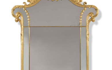 A GEORGE IV GILTWOOD PIER GLASS, BY JONATHAN ANDERSON AND JOSHUA PERRY, CIRCA 1820-1830
