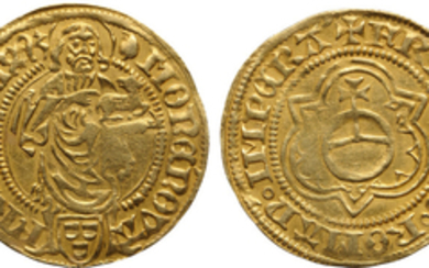 German States, Frankfurt, Friedrich III (Holy Roman Emperor), Goldgulden, 1491-1493