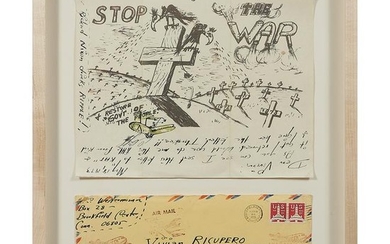 H.C. Westermann Altered Letter with Envelope 1973