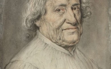 Nicolas LAGNEAU Actif au XVIIe siècle Portrait d'homme de trois quarts en chemise