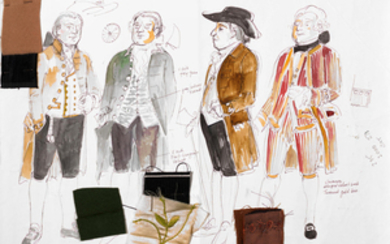 Revolution: A concise collection of original hand-painted costume designs by John Mollo
