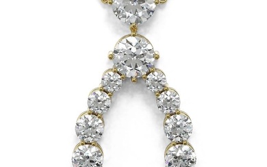 1.66 ctw Diamond Designer Necklace 18K Yellow Gold