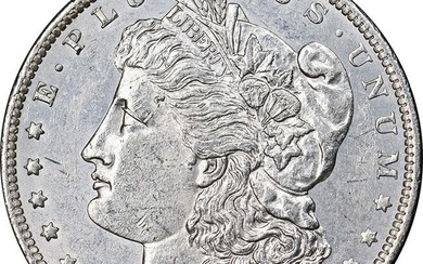 1882-O/S Morgan Silver Dollar VAM 5 'Broken' Early Die State Choice AU/BU