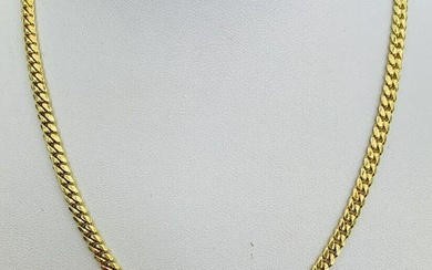 18K GOLD 3.75MM MIAMI CUBAN LINK CURB CHAIN NECKLACE 22 In. 56.3 Gr A Stunning Solid 18K Yellow