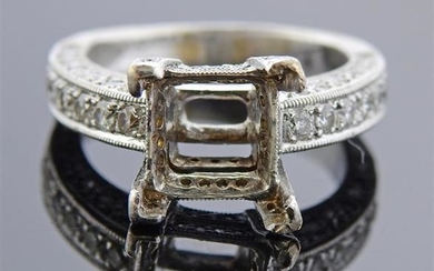 18k Gold Diamond Ring Mounting