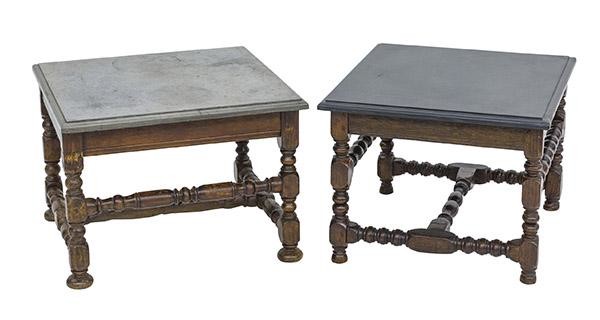 18th Century Marble Top Occasional Tables