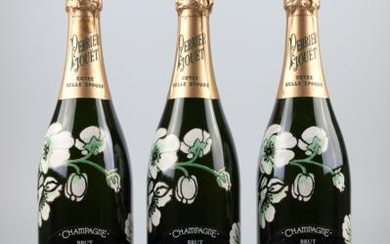 1988 Champagne Perrier-Jouët Belle Époque Millésime Brut, Frankreich, 93 Falstaff-Punkte, 3 Flaschen