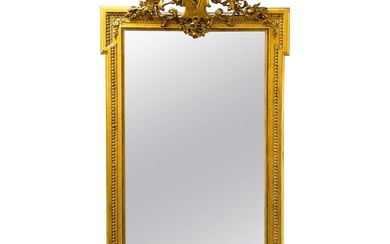 19th Century French Giltwood Wall, Console, Pier Mirror, Full Length, Floor