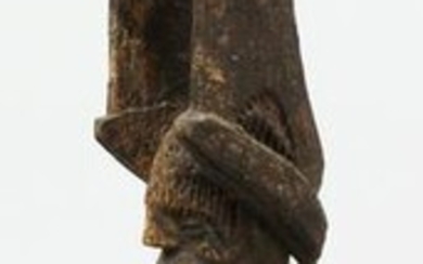 19th c African Tribal Carved Wooden Figure