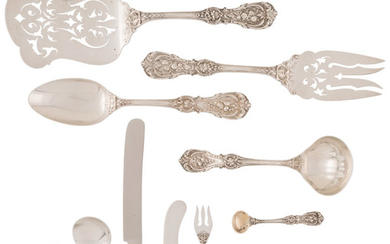 An Eighty-One-Piece Reed and Barton Francis I Pattern Silver Flatware Service (designed 1907)