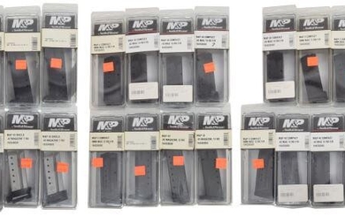 (25) NEW IN BOX SMITH & WESSON MAGAZINES, .40, 9MM