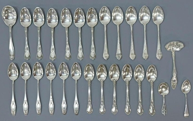 (27) AMERICAN STERLING SILVER SPOONS, 17.90 OZT