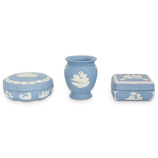 (3 Pc) Wedgwood Porcelain Grouping Set
