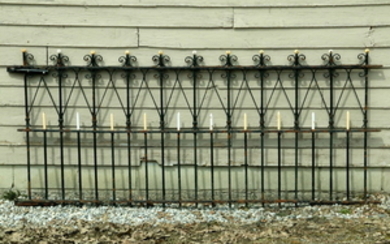 PR OF CAST IRON FENCE SECTIONS